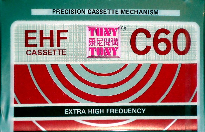 Compact Cassette Tony EHF 60 Type I Normal 1986 Singapore