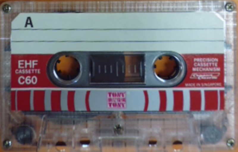 Compact Cassette Tony EHF 60 Type I Normal 1986 Singapore