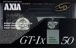 Compact Cassette AXIA GT-Ix 50 "GT-1x B 50" Type I Normal 1989 Japan