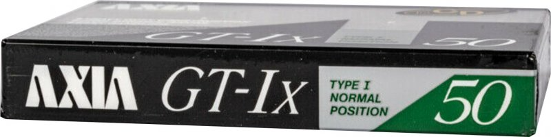 Compact Cassette AXIA GT-Ix 50 "GT-1x B 50" Type I Normal 1989 Japan