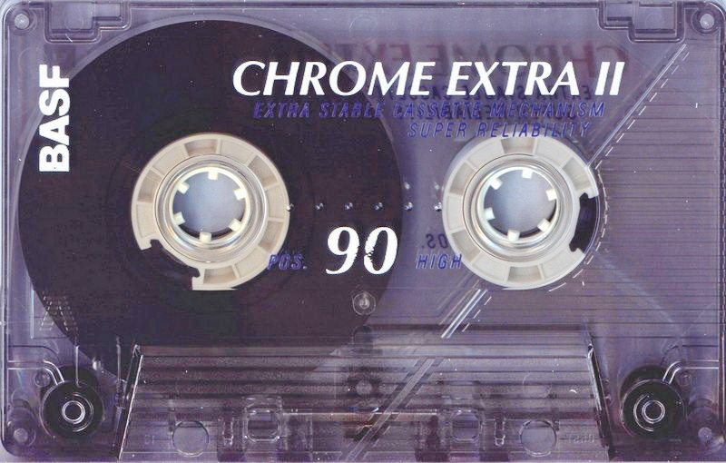 Compact Cassette BASF Chrome Extra II 90 Type II Chrome 1993 Europe