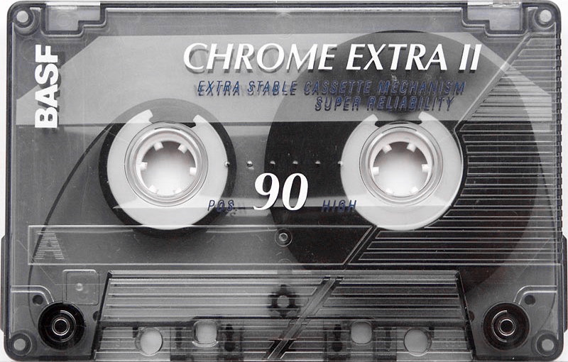 Compact Cassette BASF Chrome Extra II 90 Type II Chrome 1993 Europe