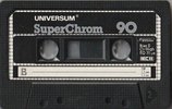 Compact Cassette Universum Super 90 Type II Chrome 1985 Germany
