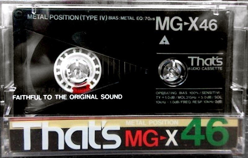 Compact Cassette: Taiyo Yuden Thats - MG-X 46