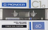 Compact Cassette Pioneer C1 60 "C1a" Type II Chrome 1982 Japan
