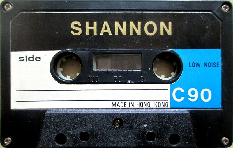 Compact Cassette Shannon 90 Type I Normal 1979 Hong Kong