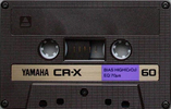 Compact Cassette Yamaha CR-X 60 Type II Chrome 1982 Worldwide