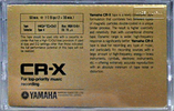 Compact Cassette Yamaha CR-X 60 Type II Chrome 1982 Worldwide