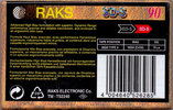 Compact Cassette RAKS SD-S 90 Type II Chrome 1993 Europe