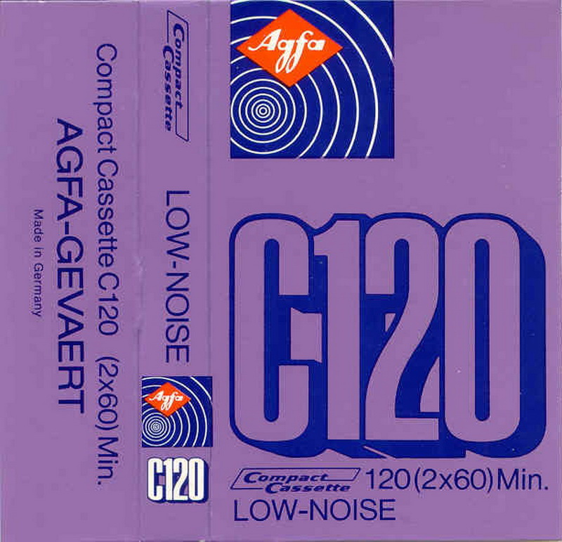 Compact Cassette AGFA 120 Type I Normal 1972 Germany
