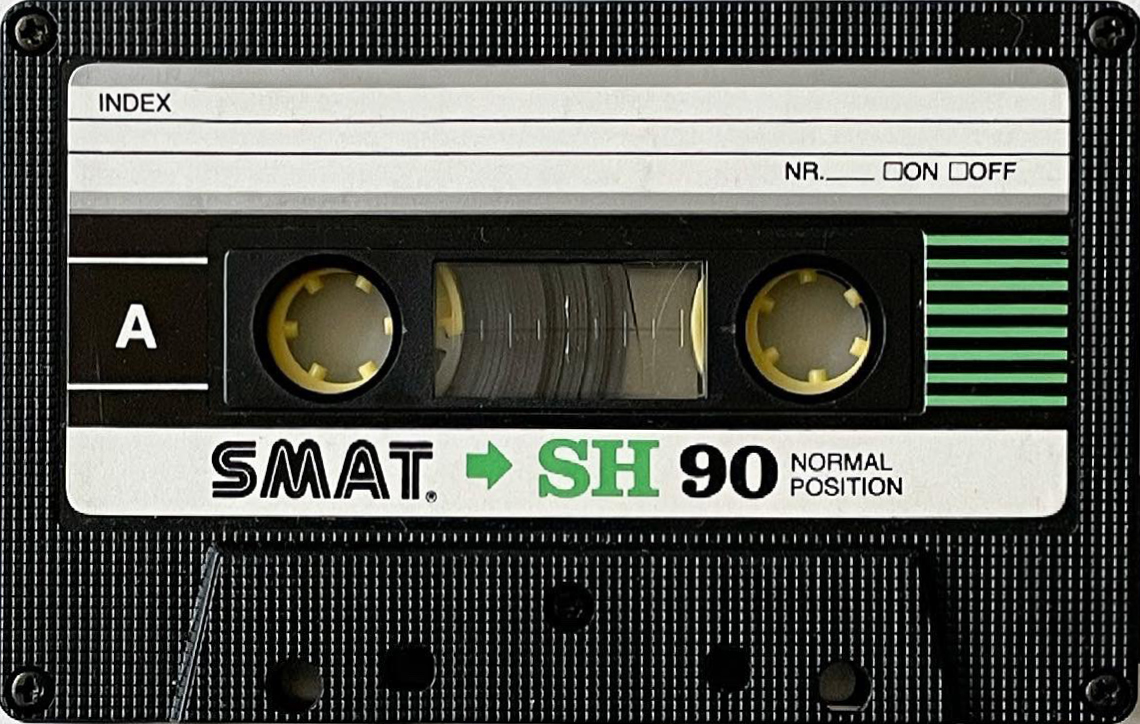 Compact Cassette Smat SH 90 Type I Normal 1982 South Korea