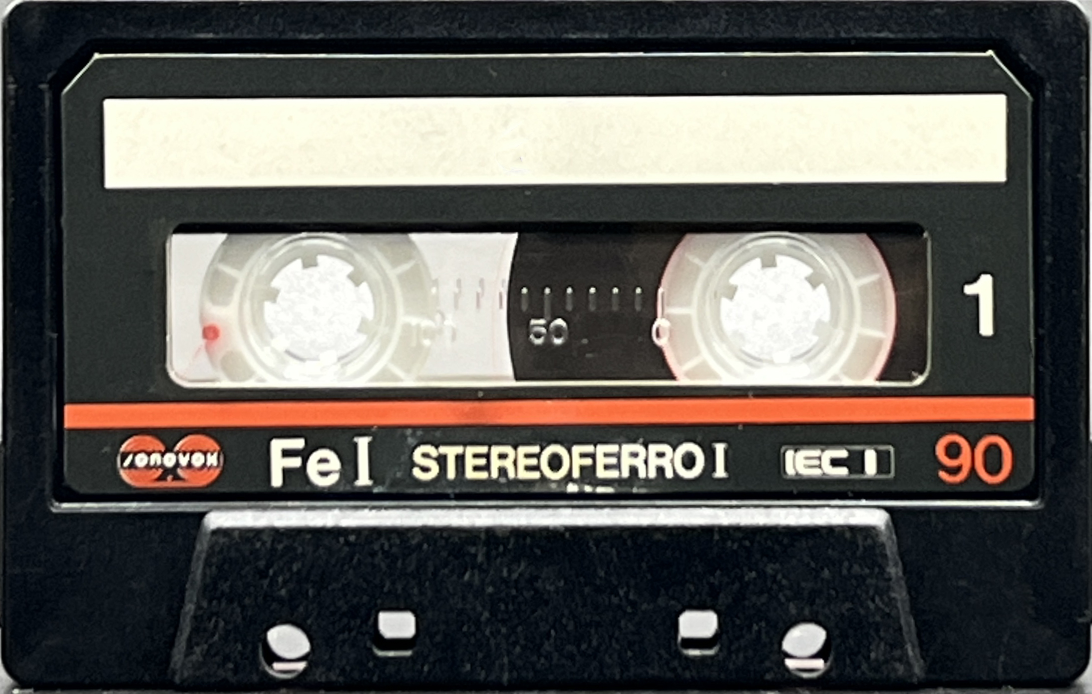 Compact Cassette Sonovox Fe I 90 "Stereoferro I" Type I Normal 1983 Portugal
