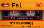 Compact Cassette Sonovox Fe I 90 "Stereoferro I" Type I Normal 1983 Portugal