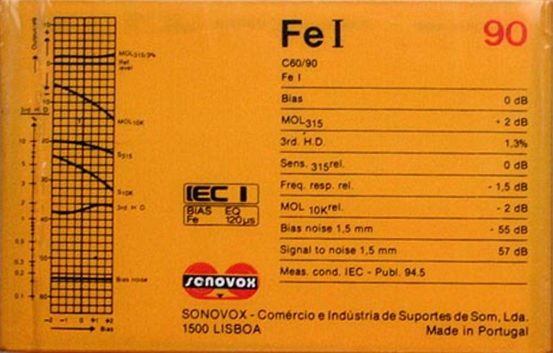 Compact Cassette: Sonovox  - Fe I 90