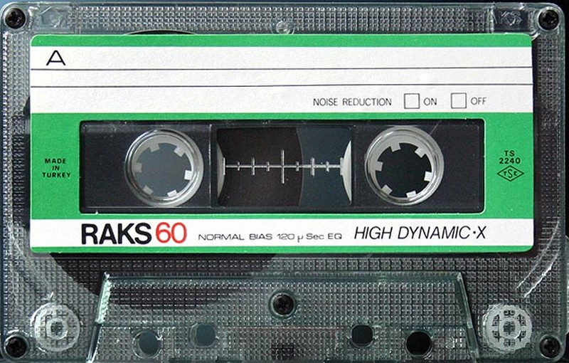 Compact Cassette RAKS HD-X 60 Type I Normal 1985 Europe