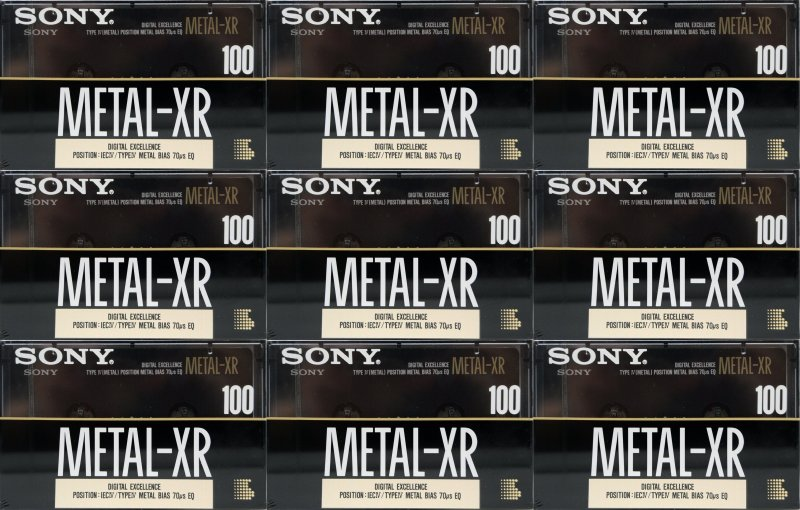 Compact Cassette: Sony  - Metal-XR 100