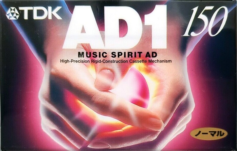 Compact Cassette TDK AD1 120 "AD1-150N" Type I Normal 1996 Japan