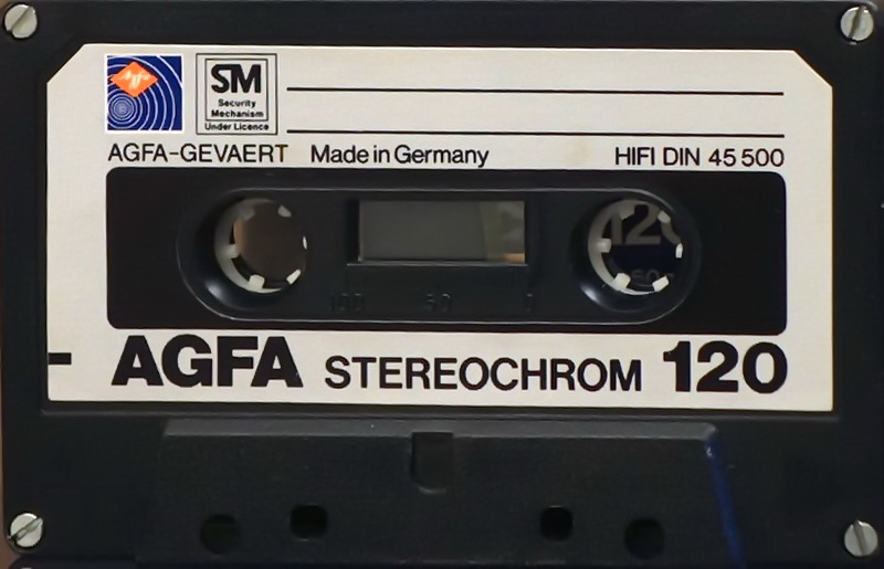 Compact Cassette AGFA Stereochrom 120 Type II Chrome 1979 Europe