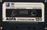Compact Cassette AGFA Stereochrom 120 Type II Chrome 1979 Europe
