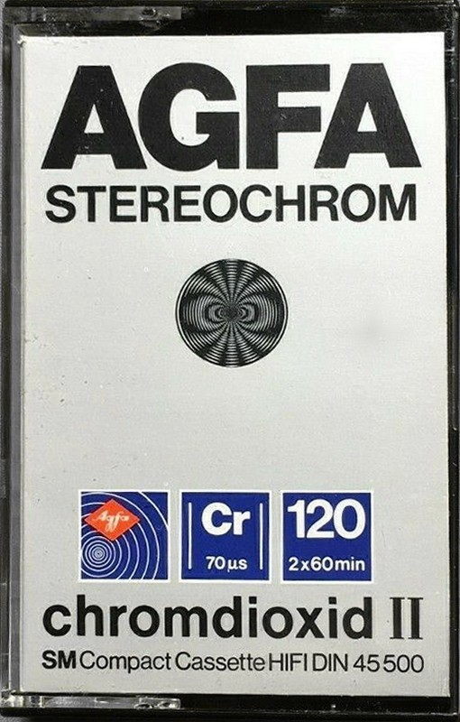 Compact Cassette AGFA Stereochrom 120 Type II Chrome 1979 Europe
