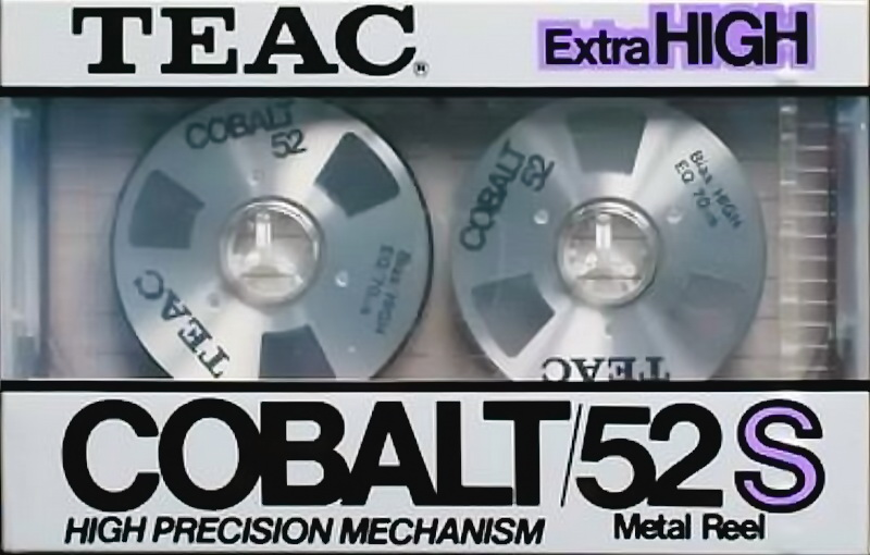 Compact Cassette Teac COBALT/52 52 "52S" Type II Chrome 1984 Japan