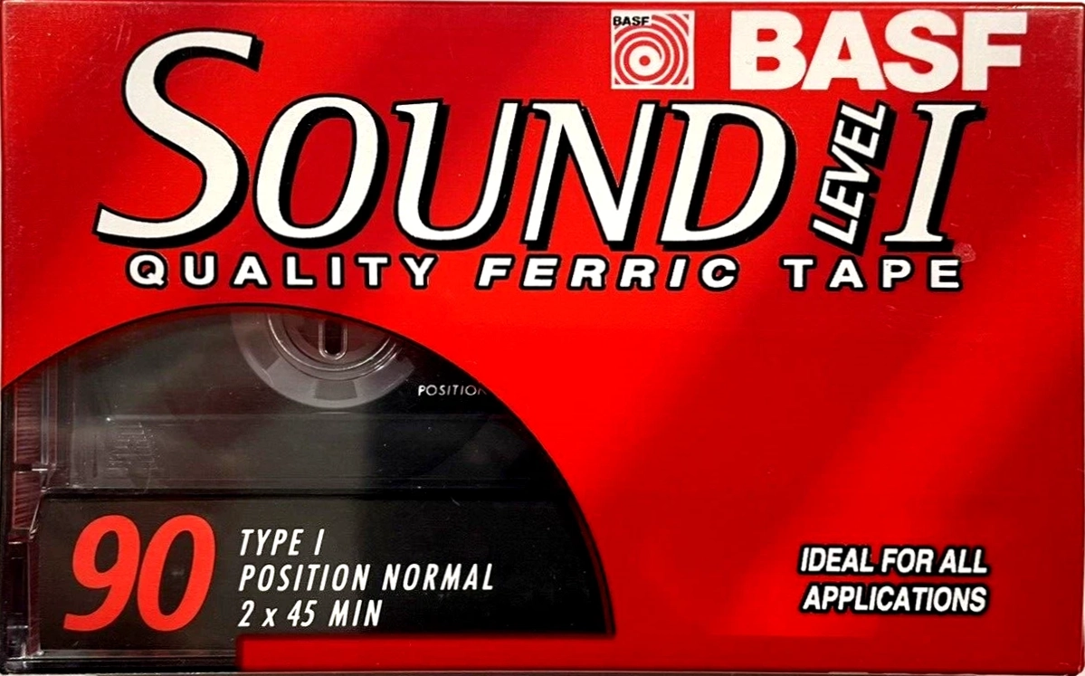 Compact Cassette BASF Sound 90 "Level I" Type I Normal 1999 North America