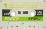 Compact Cassette Peggy 60 Type I Normal 1978 Hong Kong