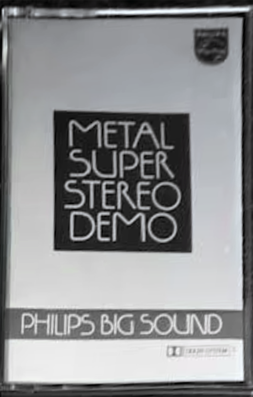 Compact Cassette Philips Metal "Super Stereo DEMO Big Sound" Demonstration Tape 1978 Europe