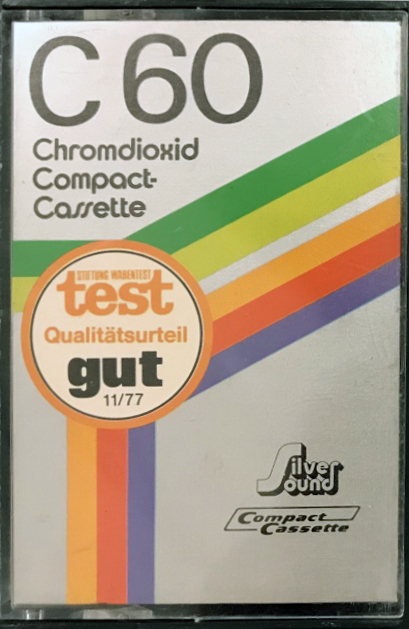 Compact Cassette Silver Sound 60 Type II Chrome 1977 Europe