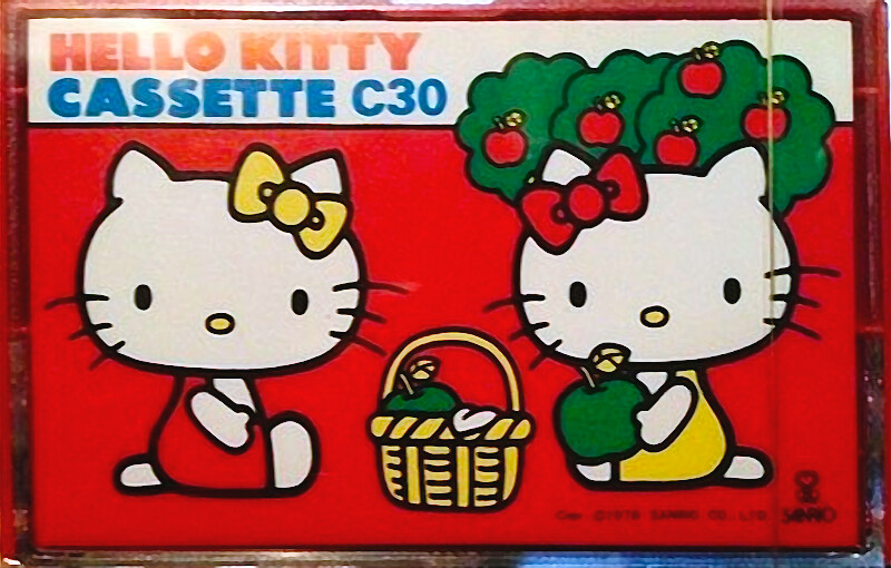 Compact Cassette TDK 30 "Hello Kitty C30-C 300JXJZ" Type I Normal 1978 Japan