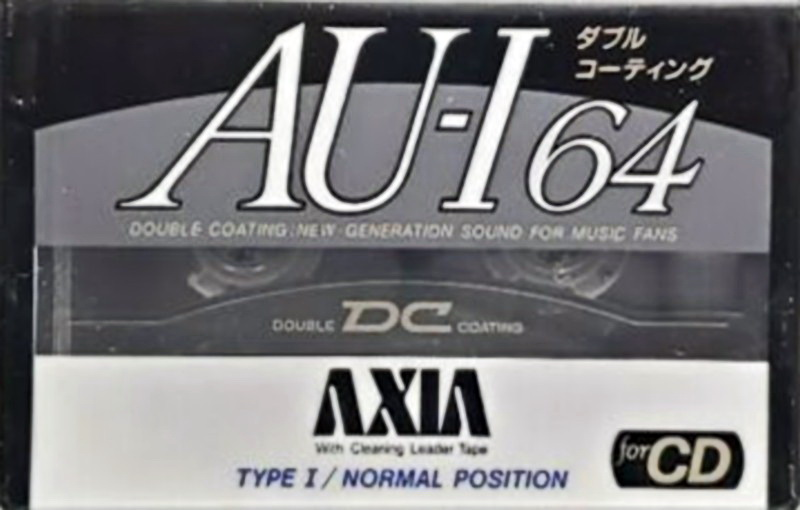 Compact Cassette AXIA AU-I 64 Type I Normal 1991 Japan