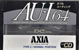 Compact Cassette AXIA AU-I 64 Type I Normal 1991 Japan