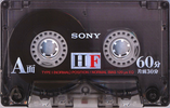 Compact Cassette Sony HF 60 "C-60HFA" Type I Normal 1998 Japan