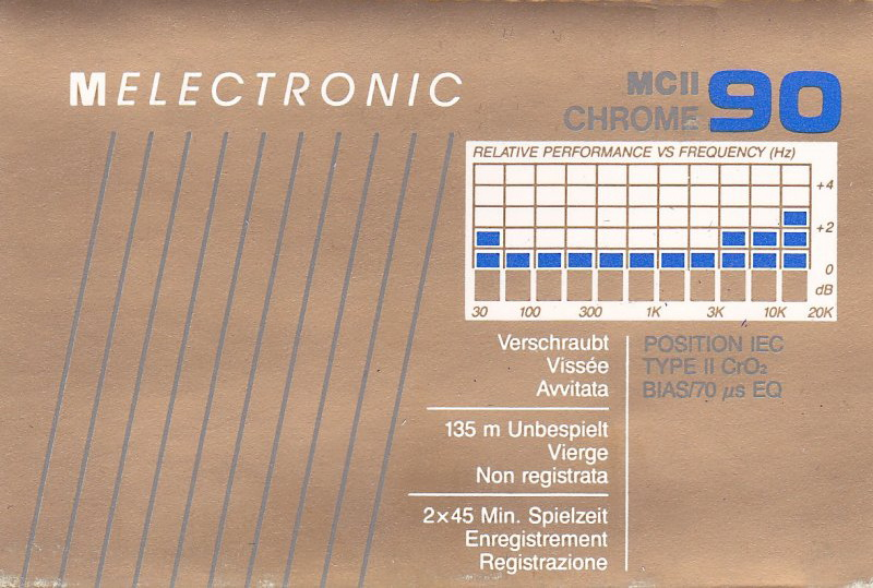 Compact Cassette:  M Electronic - MC II 90