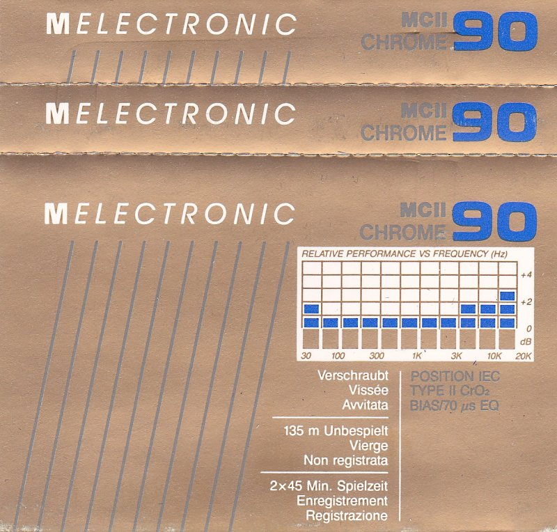 Compact Cassette:  M Electronic - MC II 90