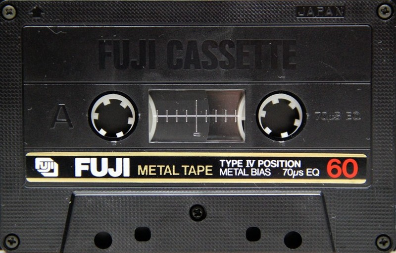 Compact Cassette Fuji Metal Tape 60 Type IV Metal 1980 Europe, North America