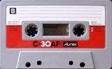 Compact Cassette Aurex AF 30 Type I Normal 1980 Japan