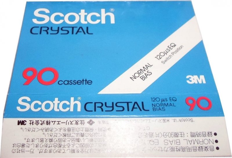 Compact Cassette Scotch Crystal 90 Type I Normal 1981 Japan