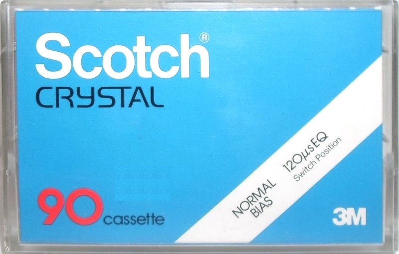 Compact Cassette Scotch Crystal 90 Type I Normal 1981 Japan
