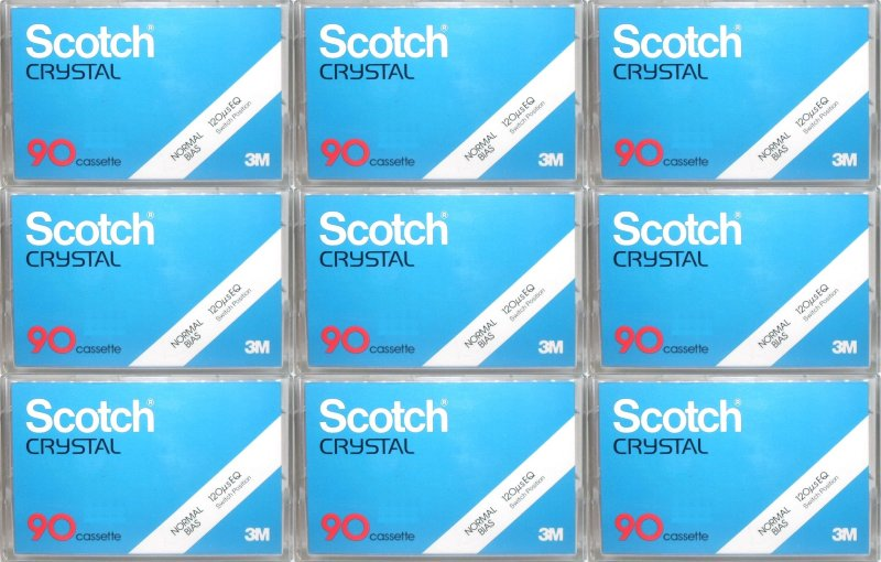 Compact Cassette: 3M Scotch - Crystal 90