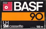Compact Cassette BASF LH 90 Type I Normal 1977 USA
