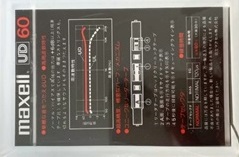 Compact Cassette Maxell UD 60 Type I Normal 1978 Japan