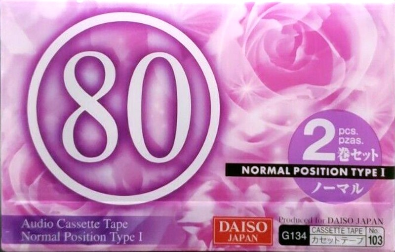 2 pack Daiso G134 80 "№ 103" Type I Normal 2004 Japan