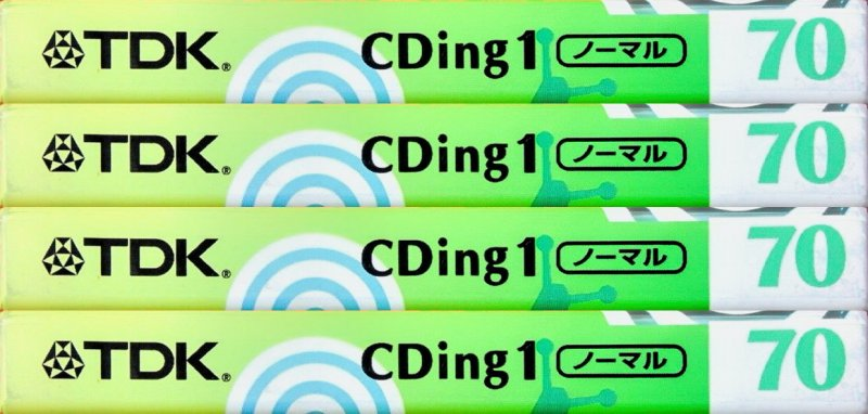 Compact Cassette TDK CDing 1 70 "CD1-70U" Type I Normal 2005 Japan