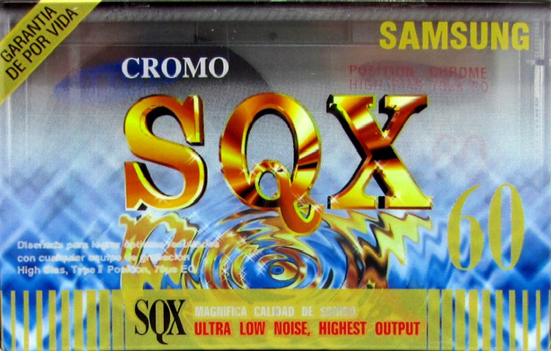 Compact Cassette Samsung SQX 60 Type II Chrome Spain