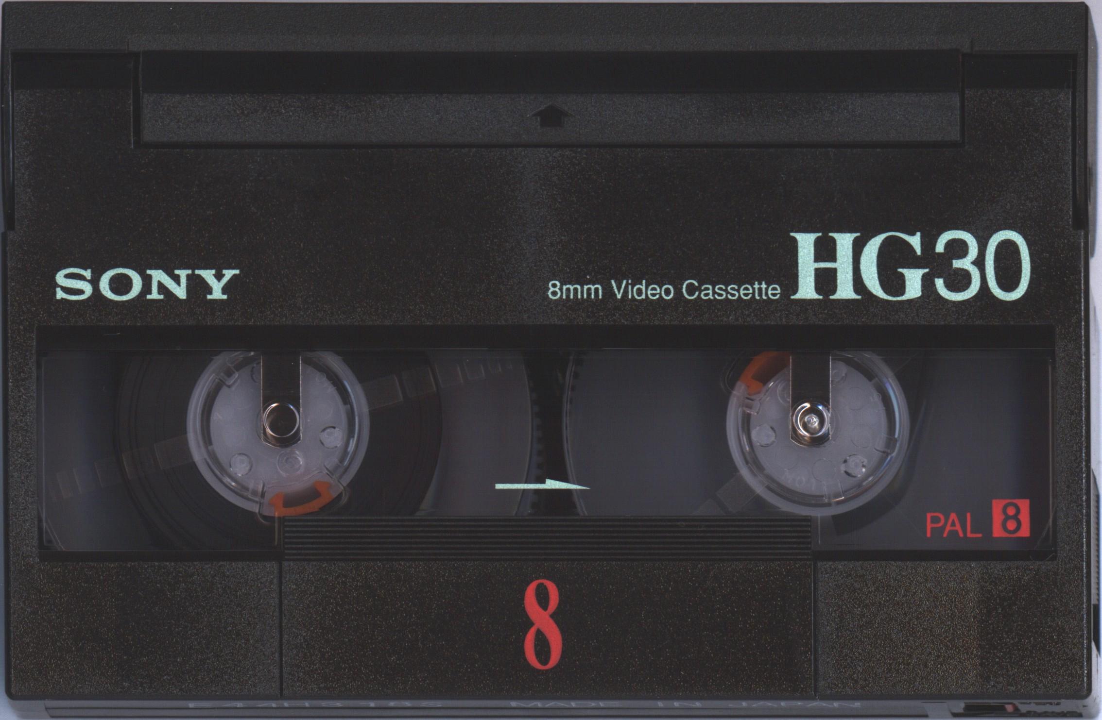 Video8, Hi8, Digital8 Sony HG 30 "Video8 P6-30HG" Type I Normal 1998 Japan