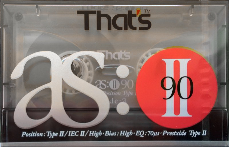 Compact Cassette Thats AS II 90 Type II Chrome 1990 Europe