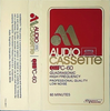Compact Cassette Audio Magnetics QHF 60 Type I Normal 1970 USA