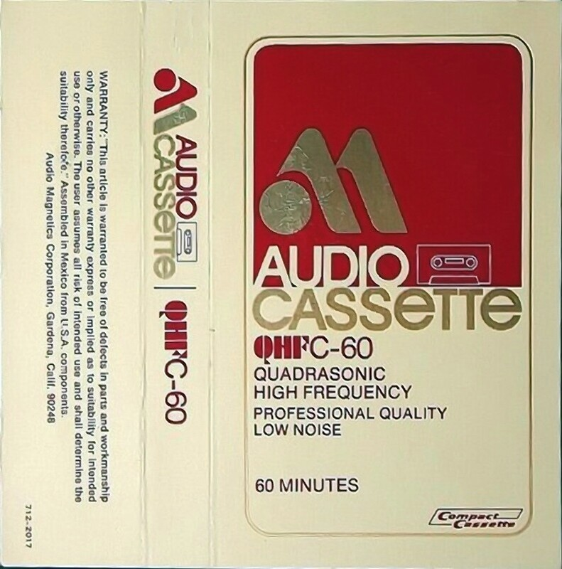 Compact Cassette:  Audio Magnetics - QHF 60