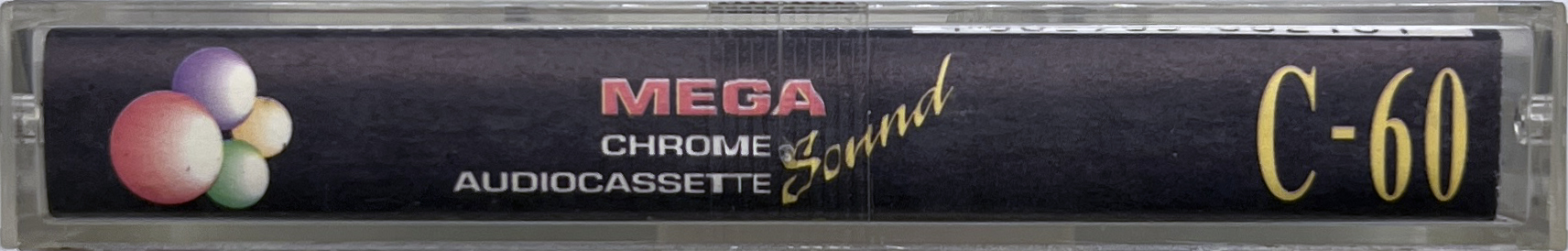 Compact Cassette Mega Sound 60 Type II Chrome 1997 Germany